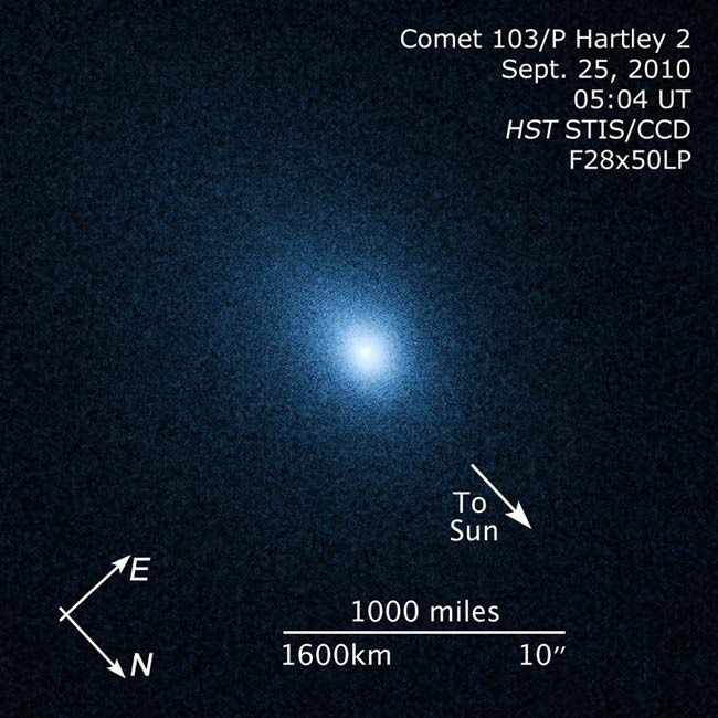 Deep Impact Spacecraft Closing in on Comet Hartley 2